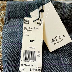 NWT Adidas Adi Pure dress/golf pants.  Waist is 38W.